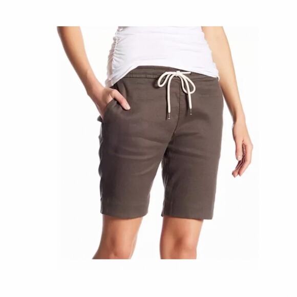 James Perse Linen Bermuda Shorts. - Picture 1 of 8